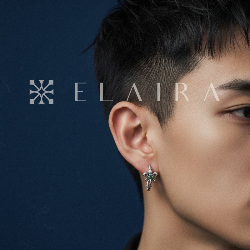 Felix | Oval Hoop Earring