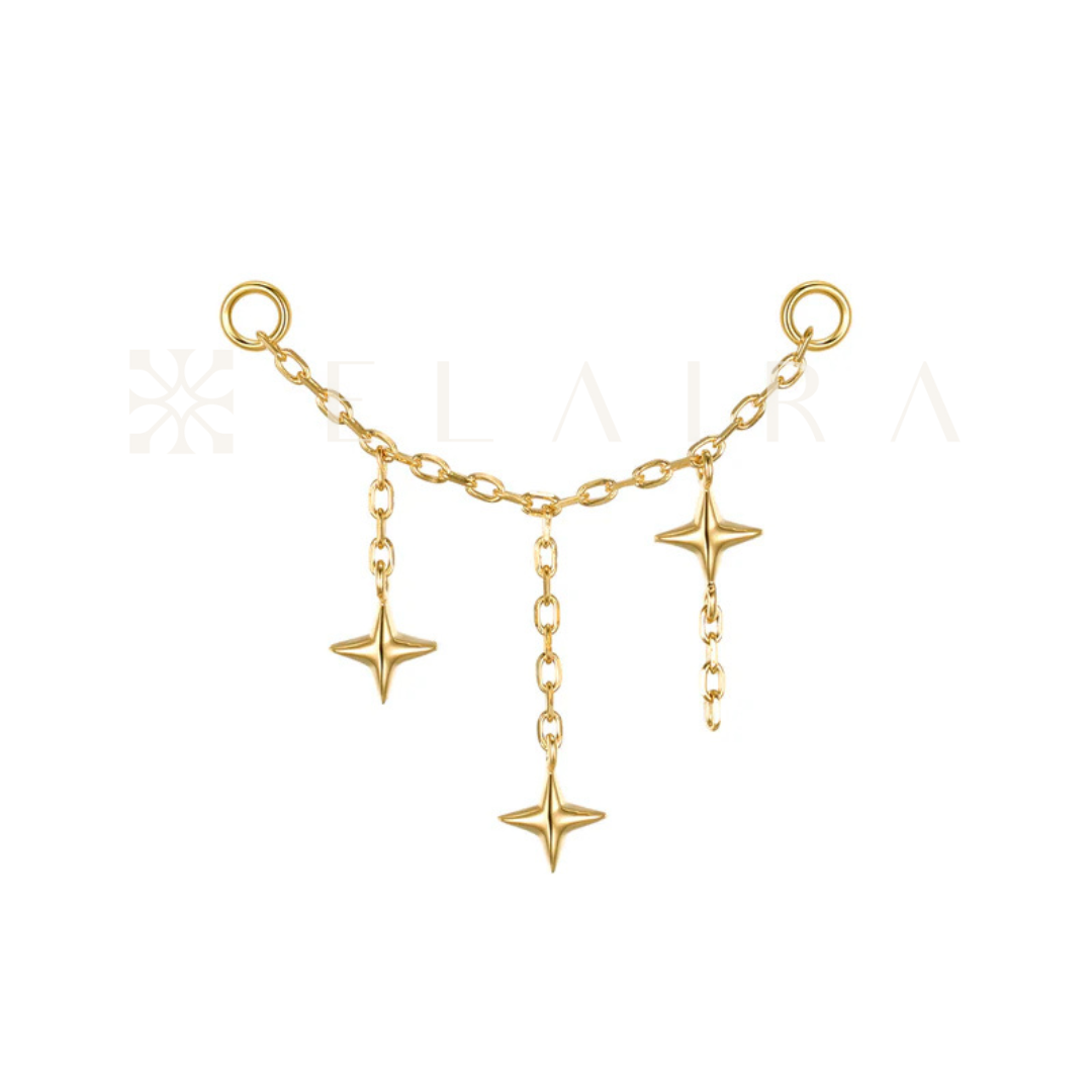 14k Solid Gold Orion Chain