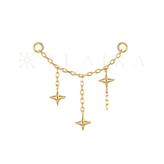 14k Solid Gold Orion Chain