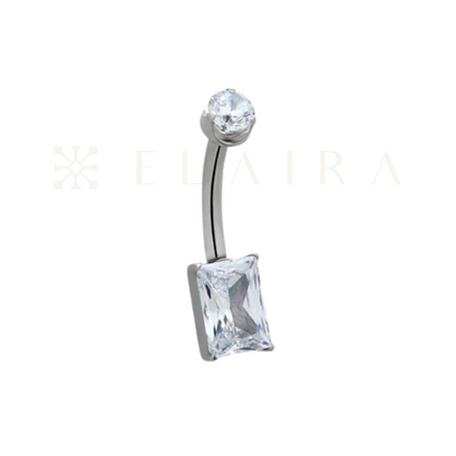 Rectangle Belly Ring