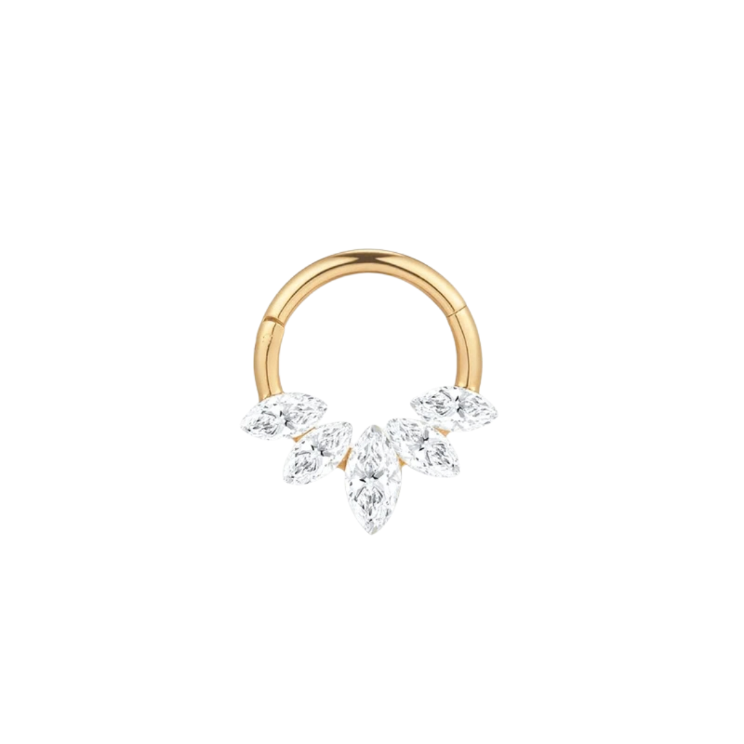 Lotus Garland Clicker Lab Grown Diamond