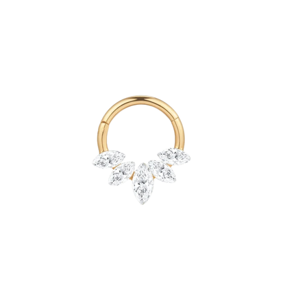 Lotus Garland Clicker Lab Grown Diamond