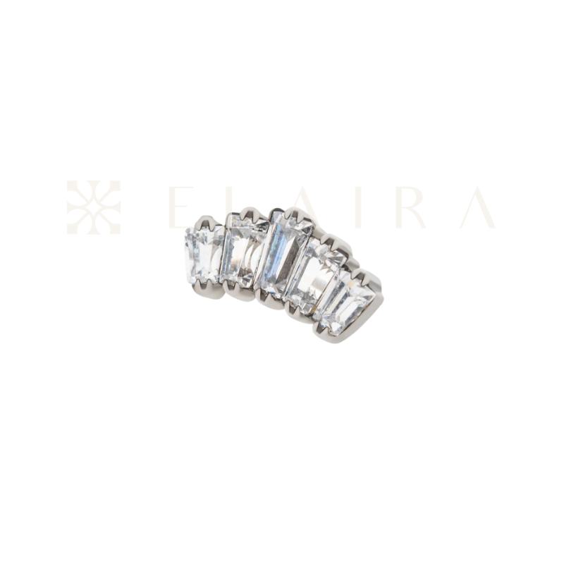 Trapezoid Cluster Stud