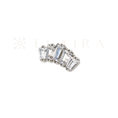 Trapezoid Cluster Stud