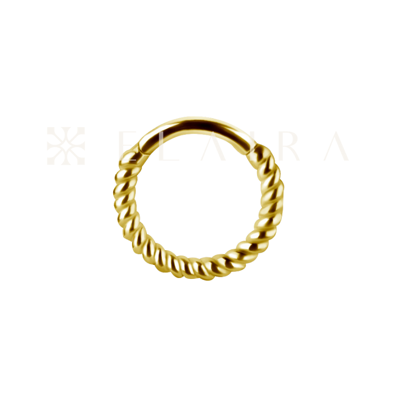 18k Gold Rope Clicker