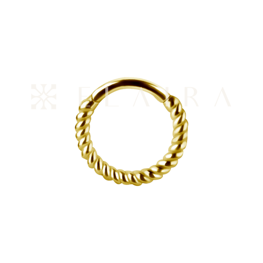 18k Gold Rope Clicker