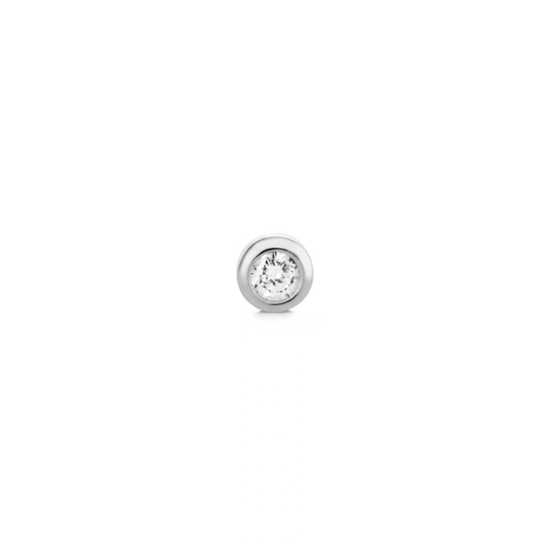 14k Solid Gold GERI | Bezel Diamond 2mm