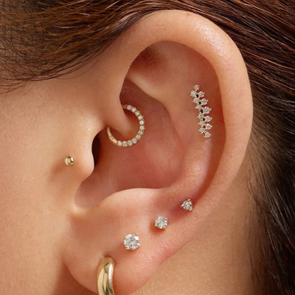 14k Solid Gold REESE | 2.5mm Lab Grown Diamond